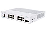 Cisco Business CBS350-16T-E-2G Managed Switch, 16 porte GE, Ext PS, 2x1G SFP, Limited Lifetime Protection (CBS350-16T-E-2G)