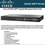 Cisco Small Business 300-28PP SG-Switch di Rete, L3, gestito, Gigabit Ethernet (10/100/1000, 16384 entrate, 56GBit/s, 41,67 Mpps)