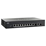Cisco Small Business SG300-10PP Managed network switch L3 Gigabit Ethernet (10/100/1000) Power over Ethernet (PoE) Black - Network Switches (Managed, ...