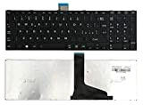 CLICK HELP Tastiera Notebook Compatibile con Toshiba Satellite C850 C855 L850 L855 P850 P855 (Nera) con Frame