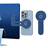CloudValley Supporto Magnetico per Telefono per Laptop, Laterale Monitor Telefono Regolabile per iPhone 14 Plus/ 13 Pro Max/12 Mini, Staffa ...