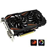 Computer Graphics CardsFit for Gigabyte NVIDIA Geforce Graphics Card GTX 1060 WINDFORCE OC 3GB Video Cards Integrated with 3GB GDDR5 ...