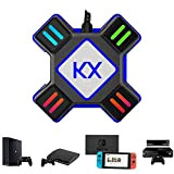 Convertitore KX per Tastiera del Mouse USB Adattatore Compatibile con PS4/Xbox One/Nintendo Switch/PS3/Xbox360 ,supporta i tasti della tastiera personalizzati