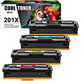 Cool Toner Cartuccia toner Compatibile In sostituzione di HP 201X 201A CF400X CF400A CF401X CF402X CF403X Color Laserjet Pro M277dw ...