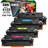 Cool Toner Cartuccia toner per HP 410X CF410X CF411X CF412X CF413X 410A CF410A M477FDW MFP HP Laserjet Pro M477fdw M477fnw ...