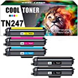 Cool Toner TN247 TN 243CMYK Cartuccia toner Compatibile per Brother TN243CMYK TN-243CMYK DCP-L3550CDW MFC-L3730CDN MFC-L3750CDW MFC-L3770CDW HL-L3230CDW (Nero Ciano Giallo ...