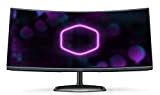 Cooler Master GM34-CW Curved Gaming Monitor- 34" 1500R UWQHD (3440x1440) 144Hz/1ms VA Quantum Pannello Dot LED (Display HDR 400), AMD ...