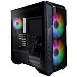 Cooler Master HAF 500 PC Case - Mid-Tower, 2 Ventole 200mm ARGB Preinstallate, Ventola GPU Girevole 120mm, Opzioni di Raffreddamento ...