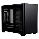 Cooler Master MasterBox NR200P Mini Computer Case ITX - Pannello Laterale in Vetro Temperato, Opzioni di Raffreddamento Superiori, Display GPU ...