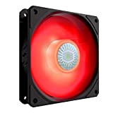 Cooler Master SickleFlow 120 V2 Case & Ventola Di Raffreddamento LED Rosso – Pale Traslucide Air Balance, 62 CFM, 2,5 ...