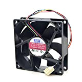 cooling fan for AVC DL08025R12U 8025 80mm x 80mm x 25mm Built-in Hydraulic Bearing PWM Cooling Fan 12V 0.50A 4Wire ...
