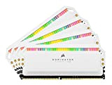 Corsair Dominator Platinum RGB 32GB (4x8GB) DDR4 3600MHz C18, LED RGB (frequenze di clock elevate, latenze basse, 12 LED RGB ...