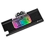 Corsair Hydro X Serie, XG7 RGB 20-SERIES GPU Water Block (2080 FE), Precisione Struttura, Alluminio Backplate, Personalizzabili Illuminazione RGB, Nero