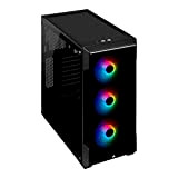 Corsair iCUE 220T RGB, Smart Case Mid-Tower ATX in Vetro Temprato ,Vetro temperato,iCUE 220T RGB,Nero