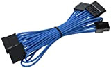 Corsair Internal Black Power Cable SATA, Female/Female, RMi series, RMx series, SF Series, Corsair Type 4 PSU, Blu