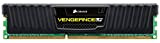 Corsair Vengeance Memoria RAM, 8 GB, DDR3, 240-pin DIMM, PC3-12800, 1600 MHz, con Supporto XMP 1.3, Nero (Black)