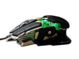 Cortek CORMM1 Mouse Gaming Laser, 10 Tasti Programmabile, AVAGO 9800, Metallico, 1 mm