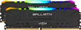 Crucial Ballistix BL2K16G30C15U4BL RGB, 3000 MHz, DDR4, DRAM, Memoria Gaming Kit per Computer Fissi, 32GB (16GBx2), CL15, Nero