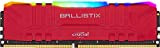 Crucial Ballistix BL2K16G32C16U4RL RGB, 3200 MHz, DDR4, DRAM, Memoria Gaming Kit per Computer Fissi, 32GB (16GBx2), CL16, Rosso