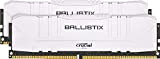 Crucial Ballistix BL2K8G32C16U4W 3200 MHz, DDR4, DRAM, Memoria Gaming Kit per Computer Fissi, 16GB (8GB x2), CL16, Bianco