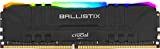 Crucial Ballistix BL8G30C15U4BL RGB 3000 MHz DDR4 DRAM Memoria di Gioco Desktop 8GB CL15 Nero