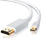 CSL – Cavo mini Displayport HDMI da 2 metri di alta qualitá – 2K - Certificato – Connettori dorati – ...