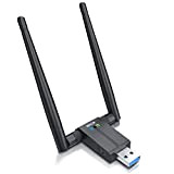CSL - Chiavetta Wi-Fi USB 3.2 Gen1 1300 Mbit/s Dual Band – WiFi 2,4 + 5 Ghz, 2 x 5 ...