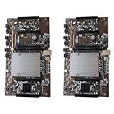 Cusstally 2 x scheda madre mineraria BTC BTC79X5 V1.0 LGA 2011 DDR3 Supporta la scheda grafica RTX3060 di passo 32G ...
