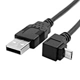 CY, cavo dati da micro USB maschio a USB per i9500 9300 N7100 con angolo di 90 gradi