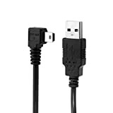 CY Mini USB B Type 5pin Male Right Angled 90 Degree to USB 2.0 Male Data Cable 50cm