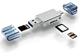 CY Scheda di memoria nano da USB-C / USB 2.0 a NM e lettore di schede micro SD TF per ...