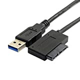CY USB 3.0 a 7 + 6 cavo adattatore per portatile Slimline SATA CD DVD ROM Optical Drive