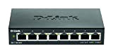 D-Link DGS-1100-08V2 switch di rete Gestito Gigabit Ethernet (10/100/1000) Nero
