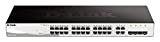 D-Link DGS-1210-28 Web Smart Switch di Rete, 28 Porte Gigabit, 10/100/1000, Nero