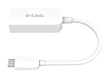 D-Link DUB-E250 Adattatore da USB-C a Ethernet 2.5G, da USB-C a RJ45 2.5 Gigabit LAN, compatibile con Thunderbolt 3, Mac ...