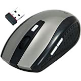 Daffodil wms325 Mouse ottico senza fili/wireless mouse – mouse di computer con 5 pulsanti, Rotella e DPI (PPP) regolabile (Max: 1600) – per Laptop/Notebook/Desktop – Compatibile con Microsoft ...