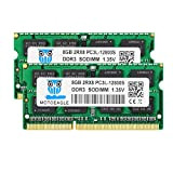 DDR3L 1600MHz SODIMM 8GB PC3L-12800S 16GB Kit (2x8GB) 1.35V CL11 2Rx8 204-Pin PC3-12800 Memoria Laptop