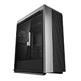 DEEP COOL CL500 Mid-Tower ATX Case High Airflow Mesh Front Panel I/O USB Type-C Port Tempered Glass Magnetic Side Panel ...