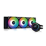 DEEP COOL GAMMAXX L360 A-RGB, Raffreddamento a Liquido RGB Indirizzabile per CPU, 3 * 120mm ARGB Ventole, Con Tecnologia Anti-Perdite, ...