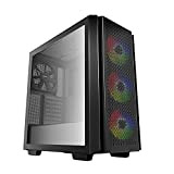 Deepcool MID TOWER CASE CG560 Side window, Black, Mid-Tower, Power supply included No (R-CG560-BKAAE4-G-1)
