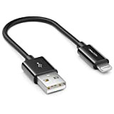 deleyCON 0,15m Lightning 8 Pin USB Cavo di Ricarica Cavo Dati Certificazione MFI & Compatibile con iPhone 12 Pro Max ...