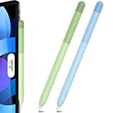 Delidigi 2 Pezzi Custodia Apple Pencil 2 Generazione, Silicone Custodia Cover Sleeve Grip Compatibile con Apple Pencil 2 Generazione (Blu ...