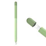Delidigi Cover Apple Pencil 1 Generazione, Silicone Custodia Cover Accessori Holder Grip per Apple Pencil 1st Generazione(Verde)