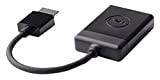DELL Adaptador de Cable de vídeo HDMI, VGA (D-Sub) Negro