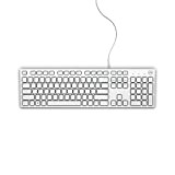 Dell KB216, Tastiera Internazionale (USB, Universale, Querty, Cablata), Bianco