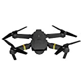 DERCLIVE E58 2. Drone Pieghevole 4Ghz Rc Drone WiFi FPV 1080P con Borsa per Il Trasporto Nero