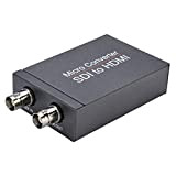 DERCLIVE SDI A HDMI + SDI Converter 1080P Trasmissione Del Segnale Veloce 3G SDI to 1080P HDMI Adattatore