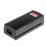 DERICAM Adattatore Poe, 10 / 100Mbps, Singola Porta Fast Power Over Ethernet Poe Injector per Poe Dispositivo, IP Camera, Wireless ...
