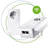Devolo Magic 1 – kit di Inizio Powerline Wi-Fi (Wi-Fi ac fino a 1200 Mbps, 2 connessioni LAN etherne, spina integrato, Mesh Wi-Fi) Bianco