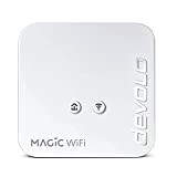 devolo Magic 1 WiFi mini: adattatore aggiuntivo per WLAN affidabile tramite cavo di alimentazione da parete e soffitti, mesh, tecnologia ...